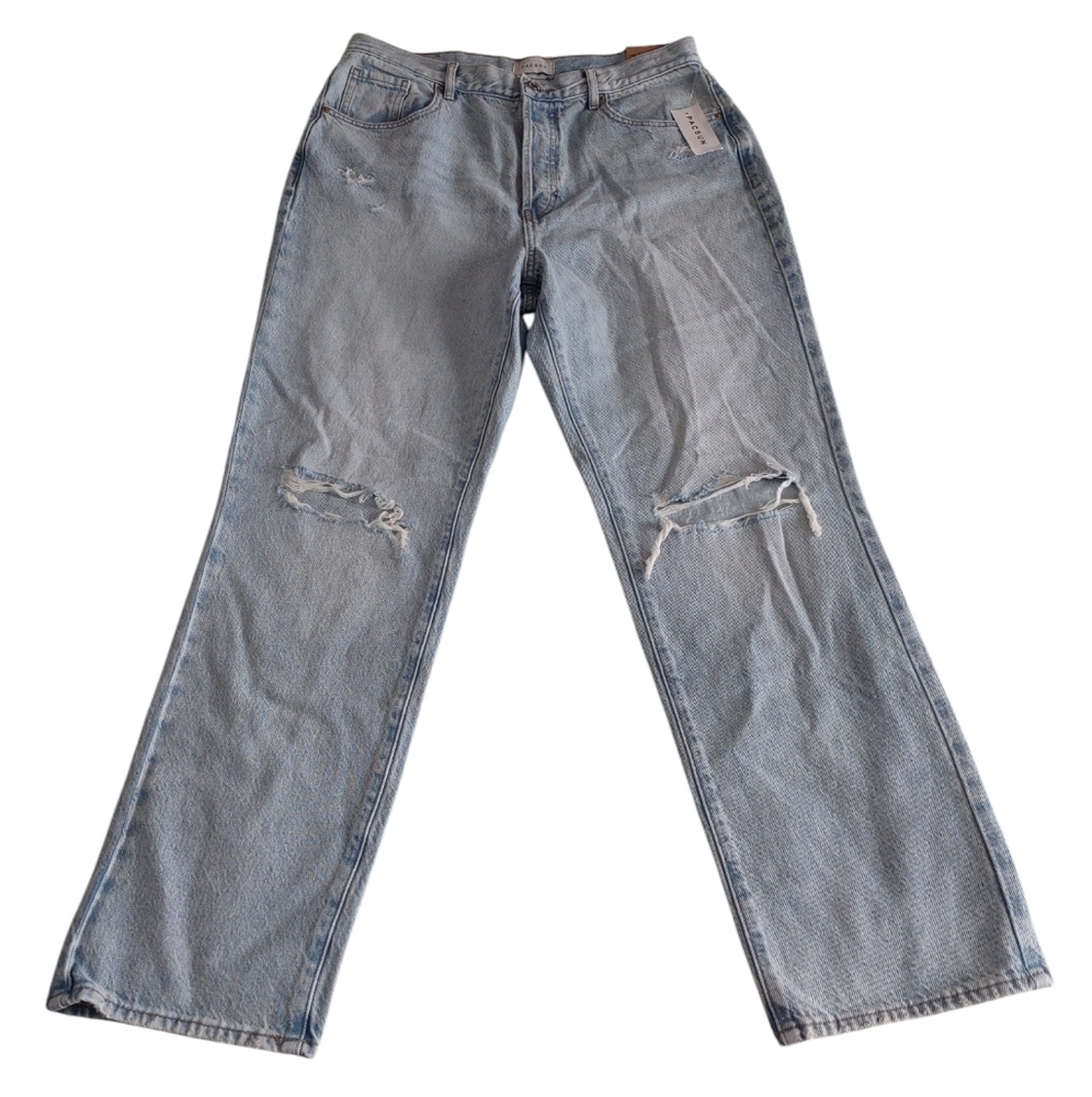 NWT Pacsun Size 30 Dad Jean High Rise Relaxed Straight Leg Button Fly Jeans